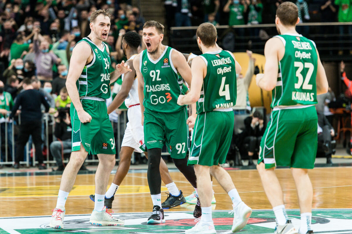 © Zalgiris Siauliai Tyler Cavanaugh Zalgiris Kaunas